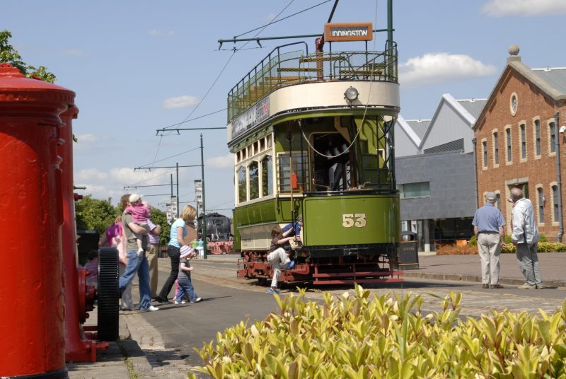 Slee Tram in Spring Sun 2009