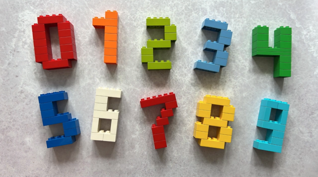 Lego numbers preview