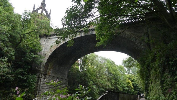 Belmont Street bridge path