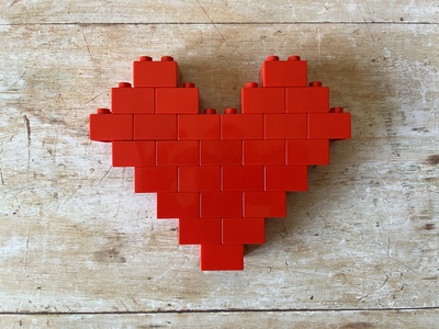 Single Lego Heart